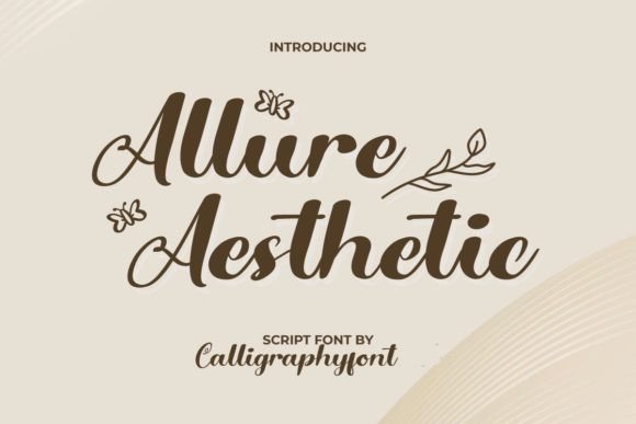 Allure Aesthetic Font for Creative Design