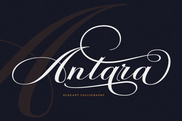 Antara: A Script Font for Elegant Campaigns