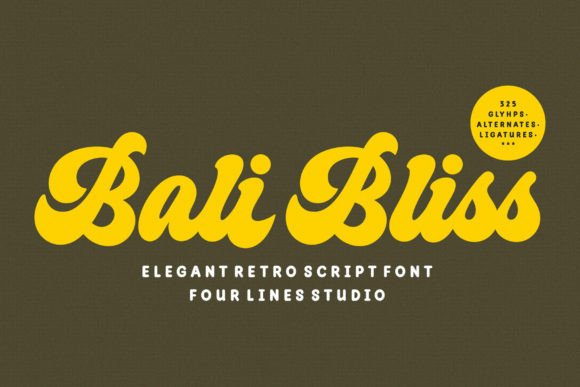 Bali Bliss Font for Creative Campaigns