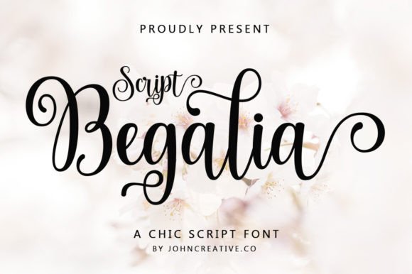 Begalia: A Script Font for Elegant Design