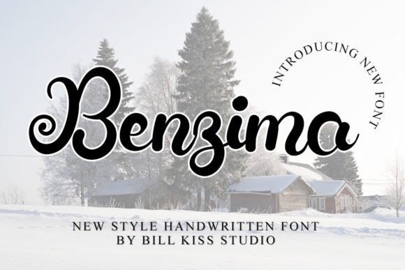 Benzima Font: Elegant Script for Designers