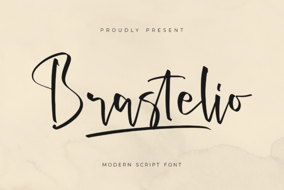 Brastelio – A Modern Script Font