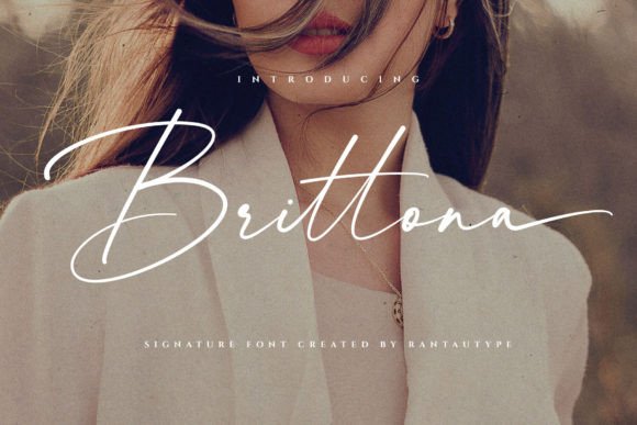 Brittona Font: Elegant Script for Web Design