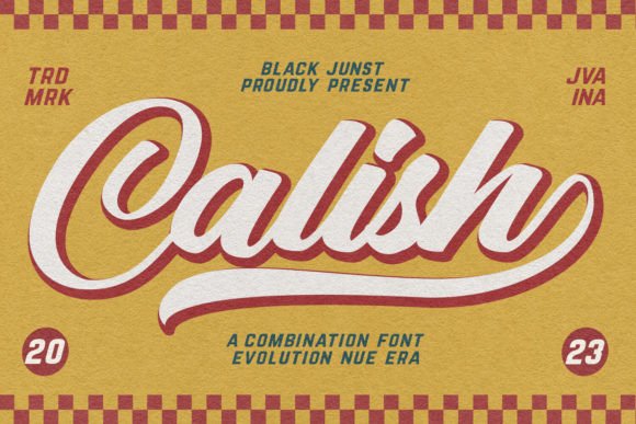 Calish: Retro Script Font for Creative Projects
