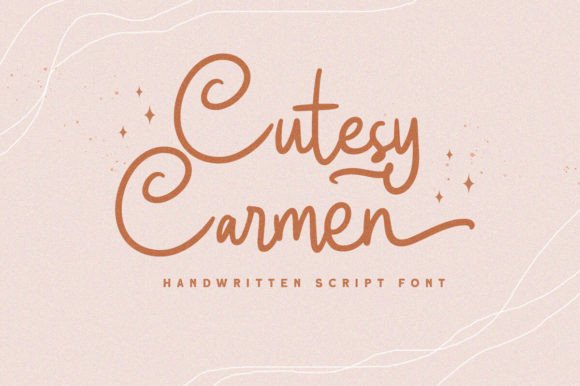 Cutesy Carmen Font for Business Branding