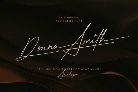 Donna Smith Font for Creative Projects