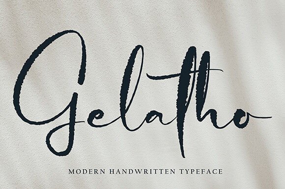 Gelatho Font for Elegant Design