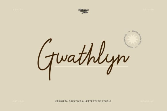 Gwathlyn Font: Elegant Script for Business