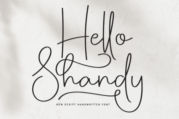 Hello Shandy Font