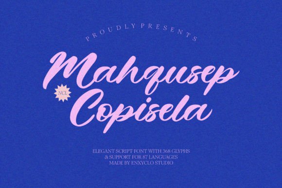 Mahqusep Copisela Font Review
