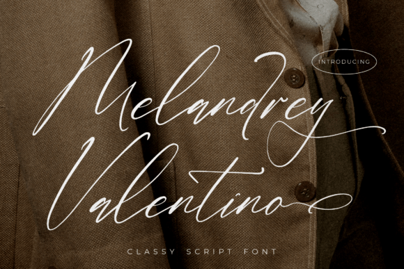 Melandrey Valentino Font