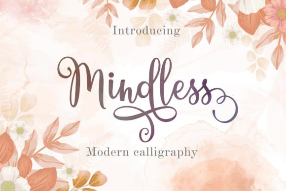 Mindless Font: Elegant Script for Editorial Design
