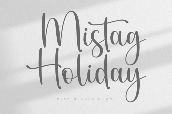 Mistag Holiday Font Review