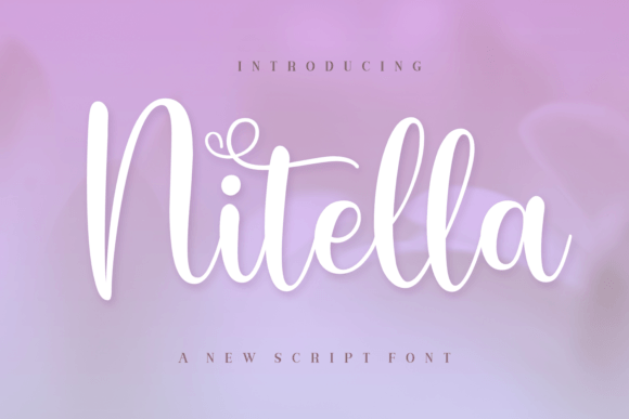 Nitella: A Magical Script Font