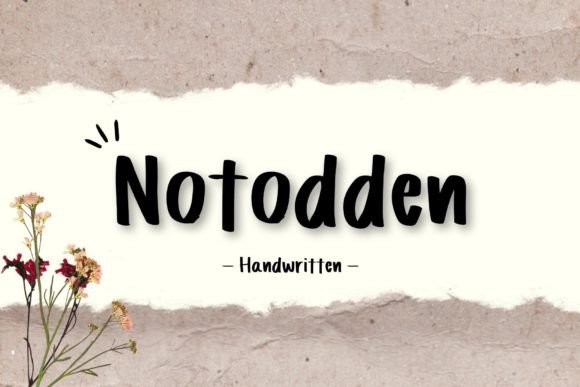 Notodden Font for Creative Web Design