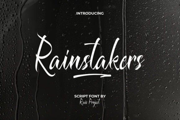 Rainstakers Font for Creative Makers
