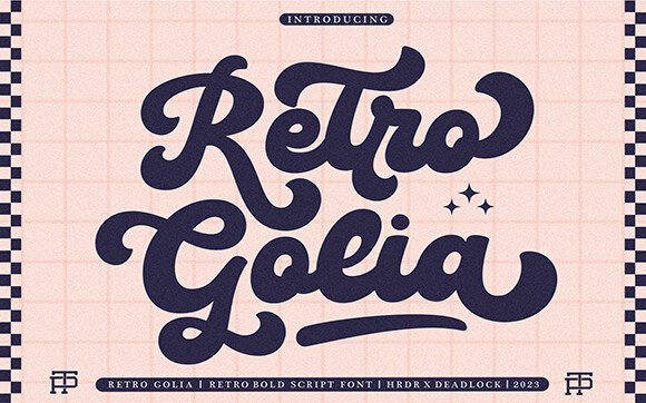 Retro Golia Font for Creative Campaigns