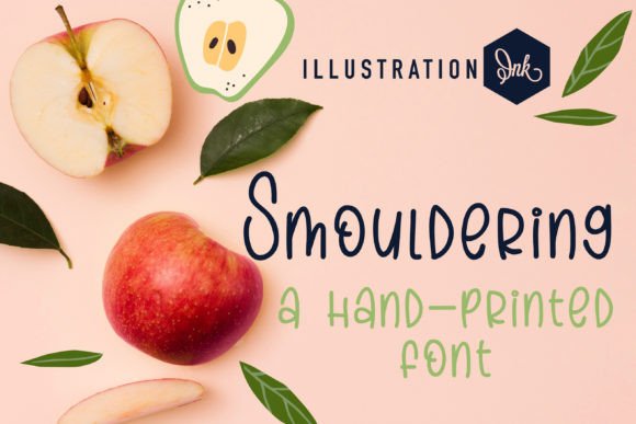 Smouldering Font for Creative Makers
