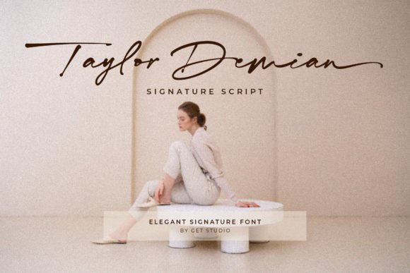Taylor Demian: A Script Font for Elegant Branding