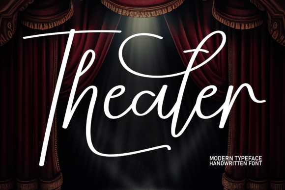 Theater Font: Elegant Script for Creative Projects